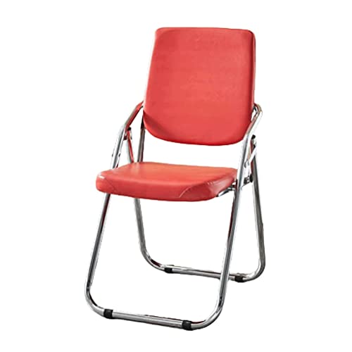 Klappstühle, tragbar, PU-Leder, dreieckig, für Veranstaltungen, Büro, Training, Esszimmer, 81,3 x 48,3 x 45,7 cm, 4 Stück