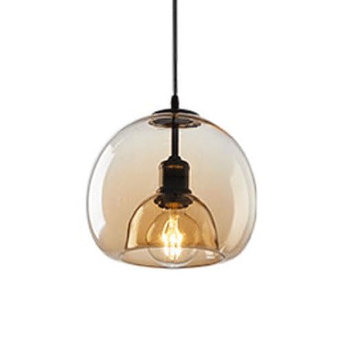 Lámpara de cristal industrial E27 para decoración de cocinas y salas