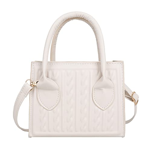 Borse a tracolla in pelle PU moda donna geometrica...