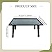 Yiju Folding Camping Table Picnic Table Versatile Camping Accessories Lightweight Portable for Backyard Parties Barbecue RV Beach, S