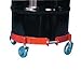 16 gal Adjustable Pail and Drum Dolly, Phenolic Casters