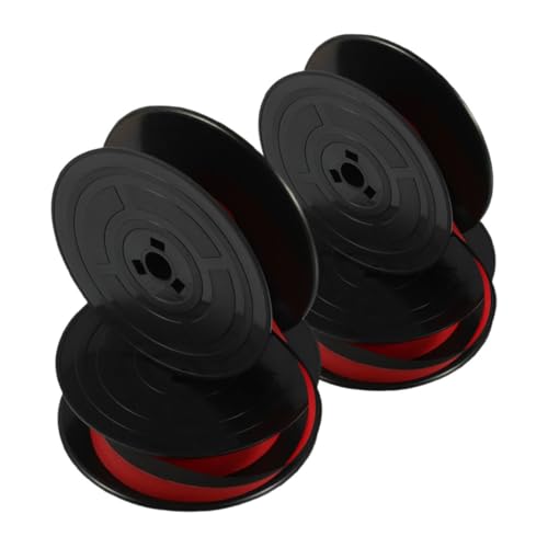 Uonlytech 2 Piezas Cinta Máquina Escribir para Máquinas Antiguas Mecánicas Compatible con Flyfish Hangkong Brother Rojo Negro Doble Color Vintage