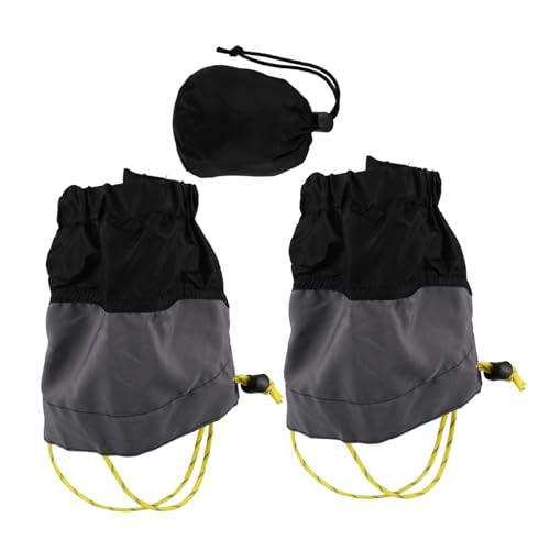 LIOOBO Lightweight Hiking Gaiters for Men Women Adjustable Ankle Gaiters Tear Resistant Leg Gaiters with Coating for Outdoor Hiking Running and Backpacking