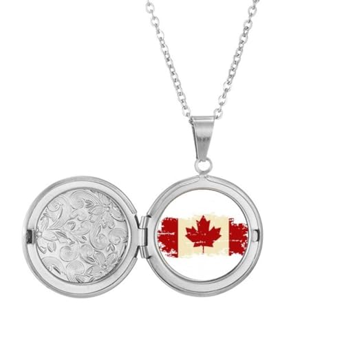 Collier médaillon canadien érable pour raviver vos précieux souvenirs de voyage