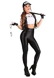 Fun Costumes Adult Women's Halloween Costume SWAT Team Outfit - Large - Black