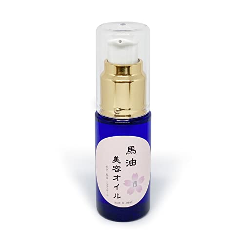 プラスフォープランニング 馬油 美容オイル(無香料) 30ml/最上級で精製された液状の馬油100%使用 乾燥肌 敏感肌 保湿 無添加 日本製