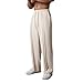 Beige Man Thin Straight Leg Basic Long Leg Pants for Mens Spandex Track Gym Lounge Running Going Out Summer Fall 2026 Clothing Fashion Country Concert Y2K XL