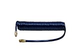 Plastair Industrial PU615-61-3-U Polyurethane Recoil Air Hose, 15' Length, 0.565