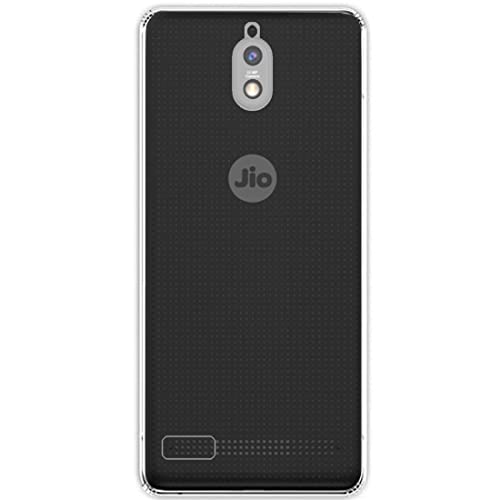 Image of COVERBLACK Rubber Silicone Back Cover for Jio Next /Jio Phone Next - Transparent