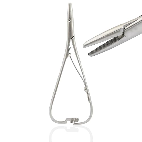 MASTERYD Standard Mathieu Mayo Hegar Needle Holder Driver Ligature Elastic Placing Plier 5.5