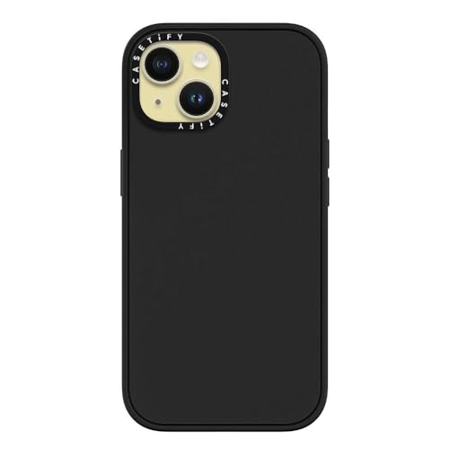 Image of CASETiFY for iPhone 15 Case - Impact Compatible with MagSafe Matte Black
