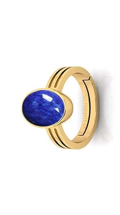 Lapis Lazuli naturel non traité de qualité A+ pour bague de haute joaillerie