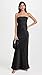 Norma Kamali Women's Bias Strapless Gown, Black, S