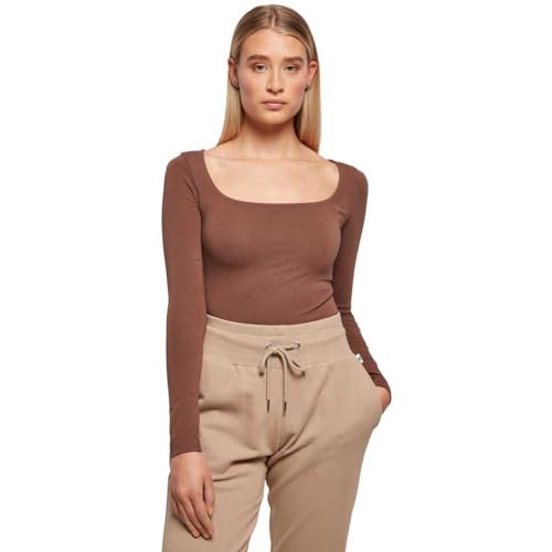 Body manches longues femme basique idéal pour un look de bureau ou soirée