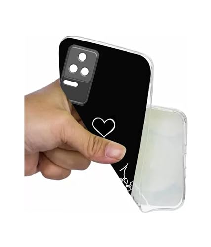 Image of Amazon Brand- Solimo Holding Hands Printed Silicon Soft TPU Back Case Cover Compatible for Poco F4 5G, Mi Redmi K40S 5G