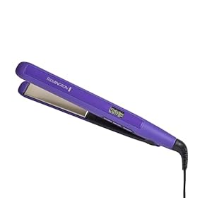 Remington 1″ Flat Iron, Hair Straightener with Anti-Static Technology, 30-Second Heat Up & 60 Minute Auto Shut-Off, 30% Longer Ceramic Floating Plates, Titanium + Ceramic Coating