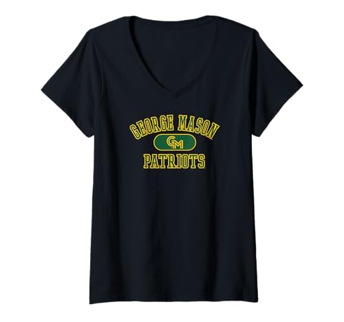 Women's George Mason Patriots Varsity Officially Licensed V-Neck T-Shirt