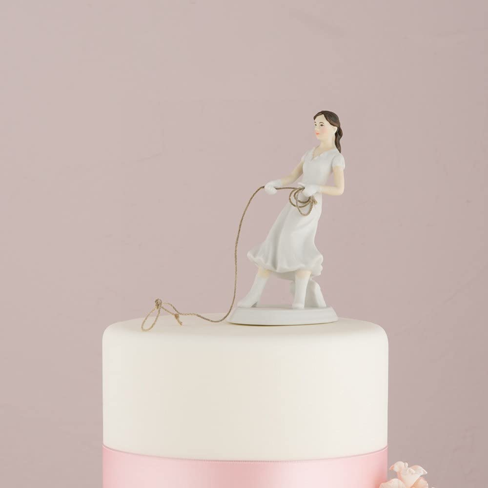 Weddingstar Western Bride Roping Groom Cake Topper