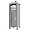 Amazon.com: HAPPYGRILL Bathroom Floor Cabinet, Narrow Organizer Console ...