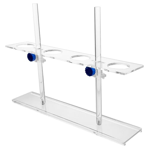 Porte-entonnoir de laboratoire Healvian en acrylique transparent premium à hauteur réglable