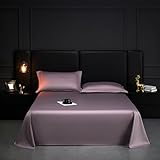 Contenu :Drap Plat +Taies d'Oreillers x2 - Drap plat de taille Super King mesurant,180x245cm + (Pillowcase x 2),Violet