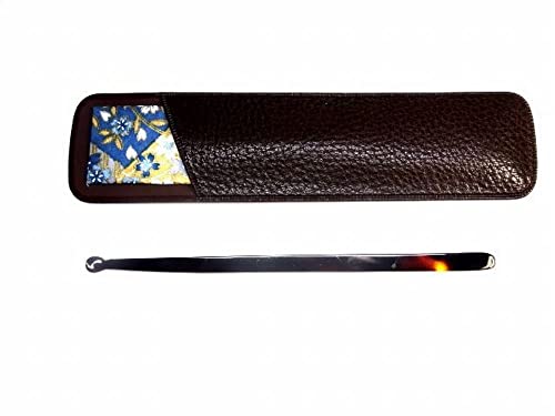 【創業明治七年べっ甲の菊池セール中】 本べっ甲 耳かき ケース付 11,5cm 05【全商品セール中