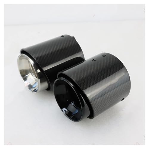Embout d'échappement Mini Cooper F56 R56 carbone bleu 85mm tuyau queue