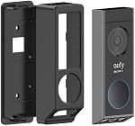 Adhesive Video Doorbell Mount for Eufy E340 Camera, Not Block Motion Sensor, Adjustable No-Drill Mounting Bracket Wedge Adapter Holder Accessories for Home Rentals Office Room