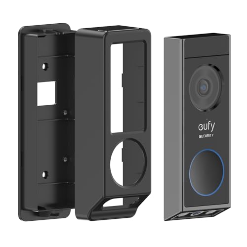 Adhesive Doorbell Mount for Eufy E340 Camera No-Drill Adjustable Wedge Bracket for Video Doorbell Not Block Motion Sensor Easy Installation for Apartment Rental Office