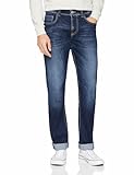 camel active Herren Relaxed Fit 5-Pocket Jeans aus Baumwolle Blau...