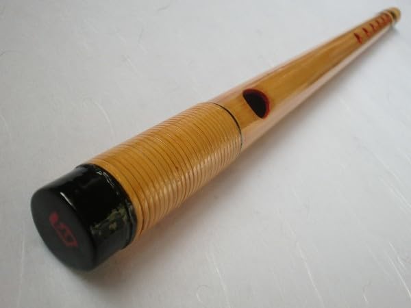 Amazon.co.jp: 義童241 篠笛(横笛)6穴4本調子(古典)全長46.9㎝太さ21.5
