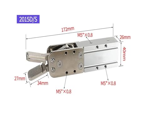 Fixation double action 1615S pour lignes d'assemblage 2015D - 4
