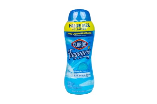 Image of Clorox Fraganzia Scent Booster Crystals, Morning Sky, 70 Oz Bottle, 6-Pack