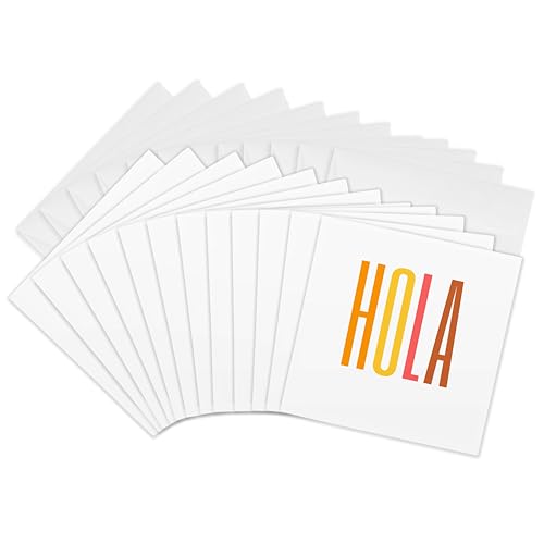 Cartes de vœux humour 3dRose Gc_335649_2 positives lot de 12 carrées