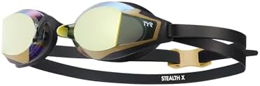 TYR Stealth-X Race Mirrored Adult Swim Goggles