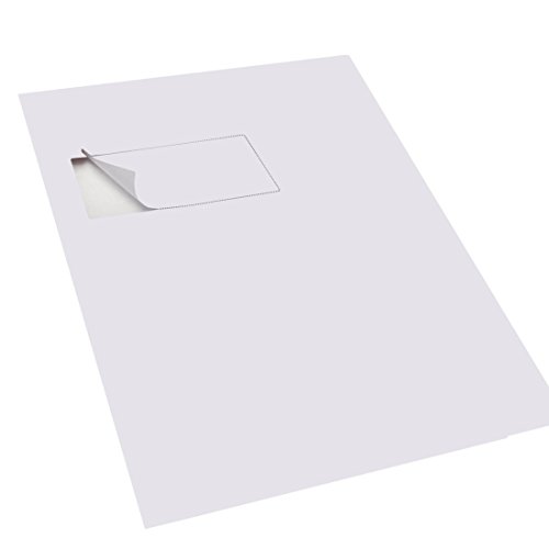 Étiquettes d'expédition intégrées A4 blanc pour facture et colis, lot de 1000 pièces