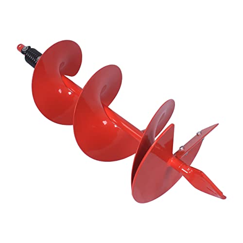 Thunderbay 10 Inch Diameter 36 Inch Long Earth Auger Bit With Fishtail Point And Patent Shock Spring #TOP3