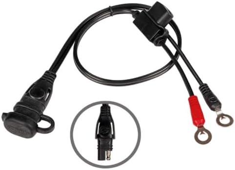 Optimate O1 SAE Weatherproof Eyelet Lead M6, Nero