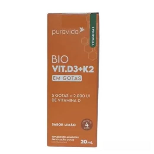 Puravida Vitamina D3 + K2 Gotas Frasco 20 Ml