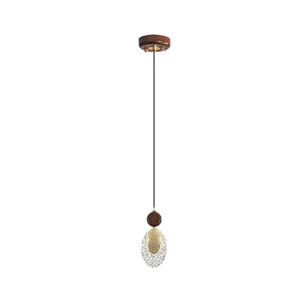 Suspension en bois de style scandinave pour table de salle à manger