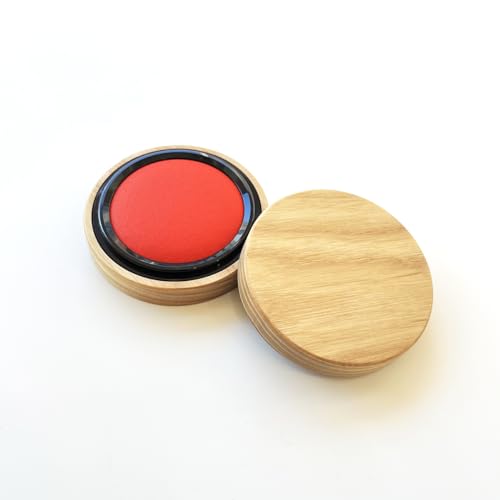 KATOMOKU 朱肉50号 大判焼き型 木製 無垢材 ナチュラル km-68NA