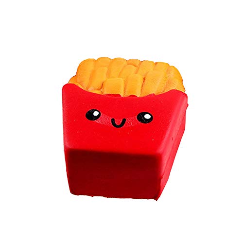 Juguetes de compresión,Beikoard Alivio de la tensión Pastel de Fresa perfumado súper Lento Levantamiento colección Squeeze Juguetes para aliviar el estrés (el 10cm * 8cm * 4.5 cm, Rojo A)