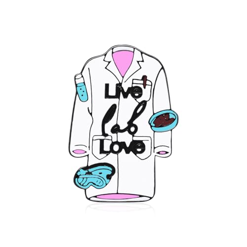 Image of Dr's gift Science Mouse Pins Brooch Lab Rat Doctor Pin Lapel Backpacks Badge Fun Biology Jewelry Gifts for Scientists Teachers Animal Researchers