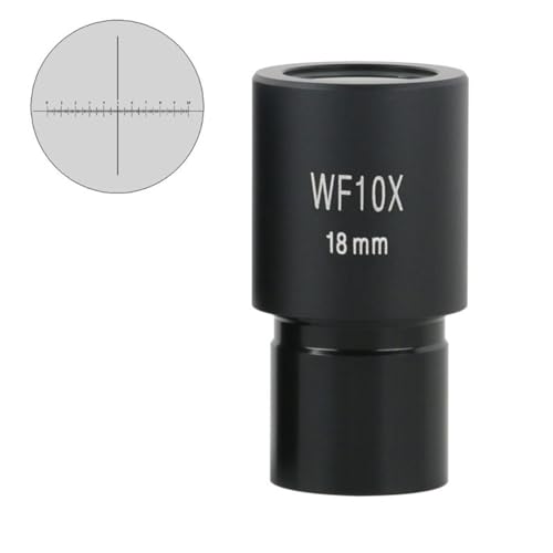 顕微鏡キット 1 個/生物顕微鏡接眼レンズ WF10X WF16X アクセサリー広角レンズ 23.2 ミリメートル直径定規 顕微鏡レンズアダプター(WF10x-23.2mm)