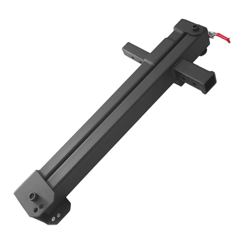 Swing Away Hitch Adapter 120-Degree Swing Arm for 2-Inch Receiver 320 lbs Weight Capacity | Hitch Mounted Bike Rack Extension Attachment for Passenger Side of Cars Trucks SUVs