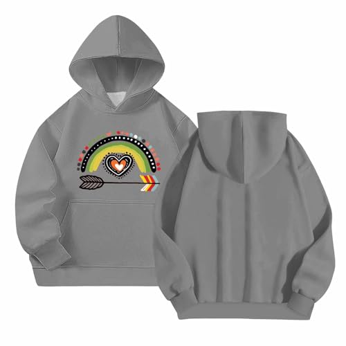 Cute Hoodies for Girls Casual 2025 Oversized Hooded Sweatshirt Preppy Loose Pullover Winter Trendy Teen Clothes3