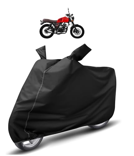 Image of Auto Hub Waterproof Scooty Cover Compatible with Keeway SR 125 Dustproof, UV Protection Two Wheeler Scooty SR 125 Cover - Black