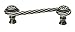 Carpe Diem Hardware 1071-11 Acanthus Satin Scroll 4" O.C. Pull Rosette Style