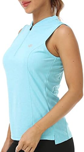 Tennis Tops for Women Quick Dry Tennis Tops for Women Dry Fit Blue Large