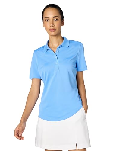 Callaway Women's Short Sleeve Opti-Dri Stretch Core Performance Golf Polo Shirt, Moisture-Wicking (Available in Plus), Provence, Large - image 1